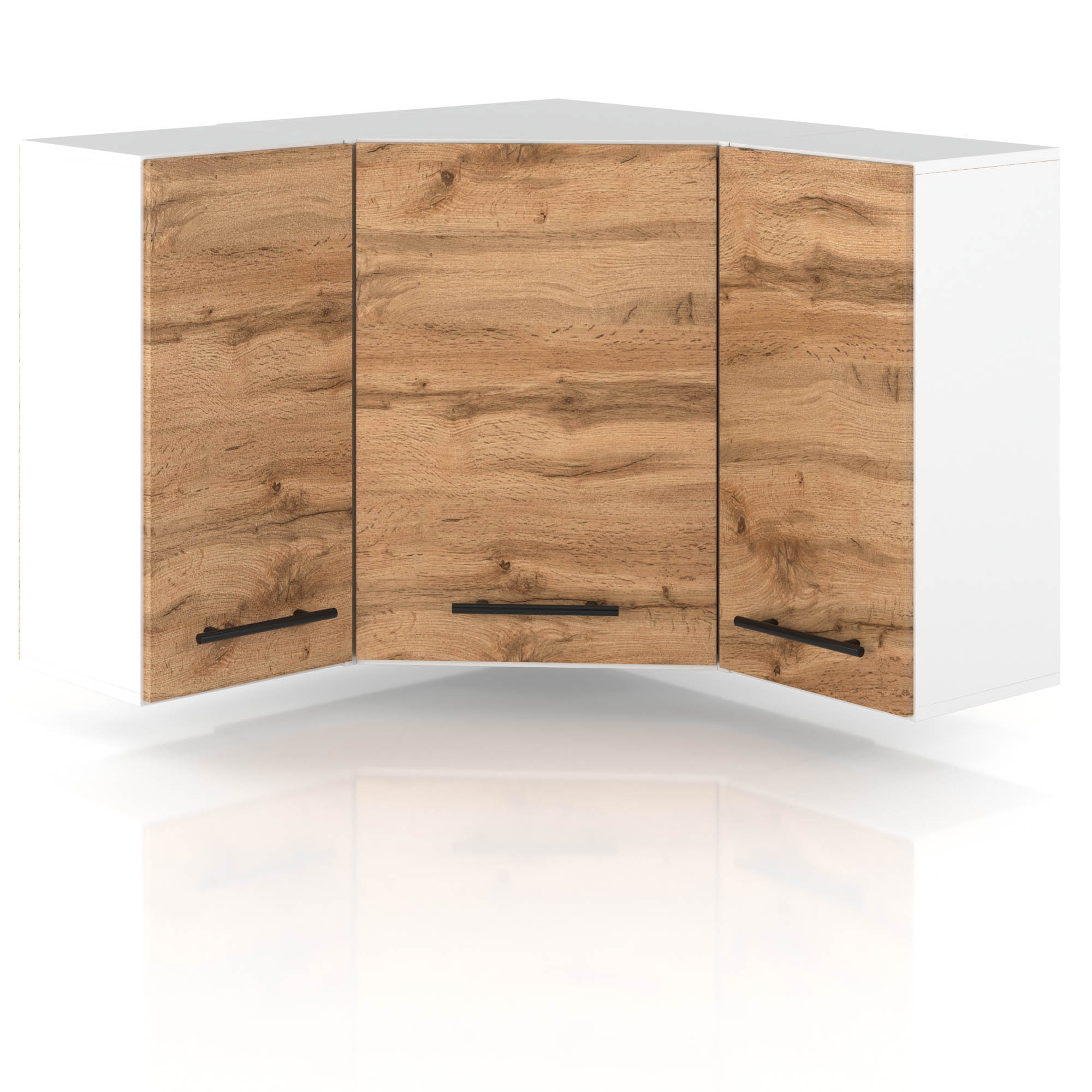 Szafka-Kuchenna-Wisząca-Narożna-90x90cm-sPremium-Dąb-Wotan Szafka Kuchenna Wisząca Narożna 90x90cm Górna Dąb Wotan