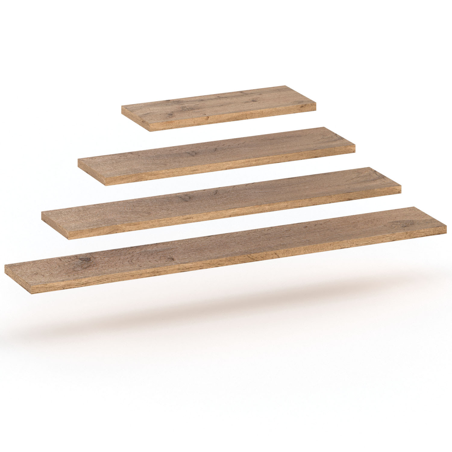 zestaw-polek-wiszacych-sciennych-hugo-dab-wotan Zestaw półek wiszących ściennych Hugo kolor dąb wotan