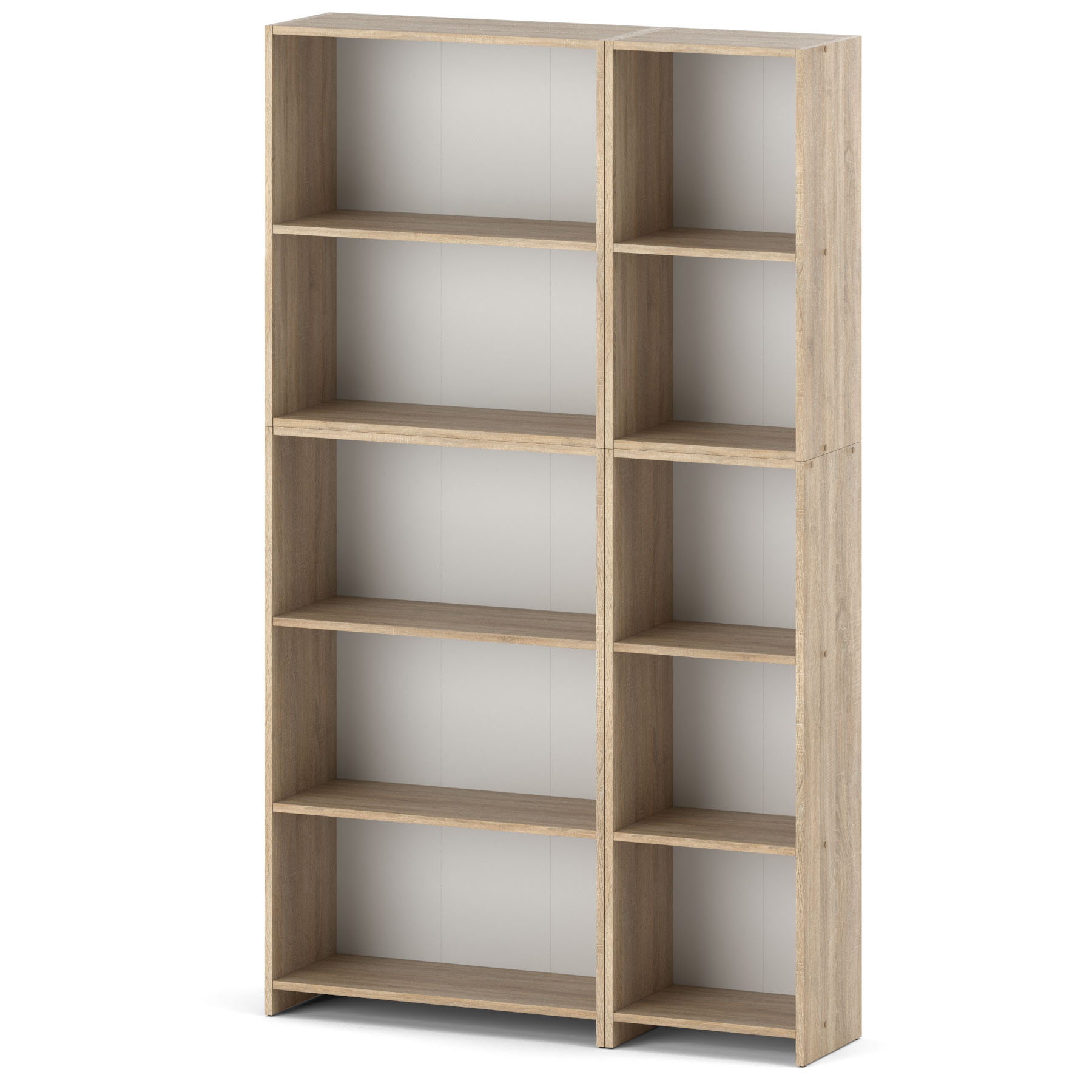 zestaw-na-ksiazki-pella-110-cm-regal-na-zabawki-dab-sonoma Regał na książki 110cm szerokości 5 półek kolor dąb sonoma